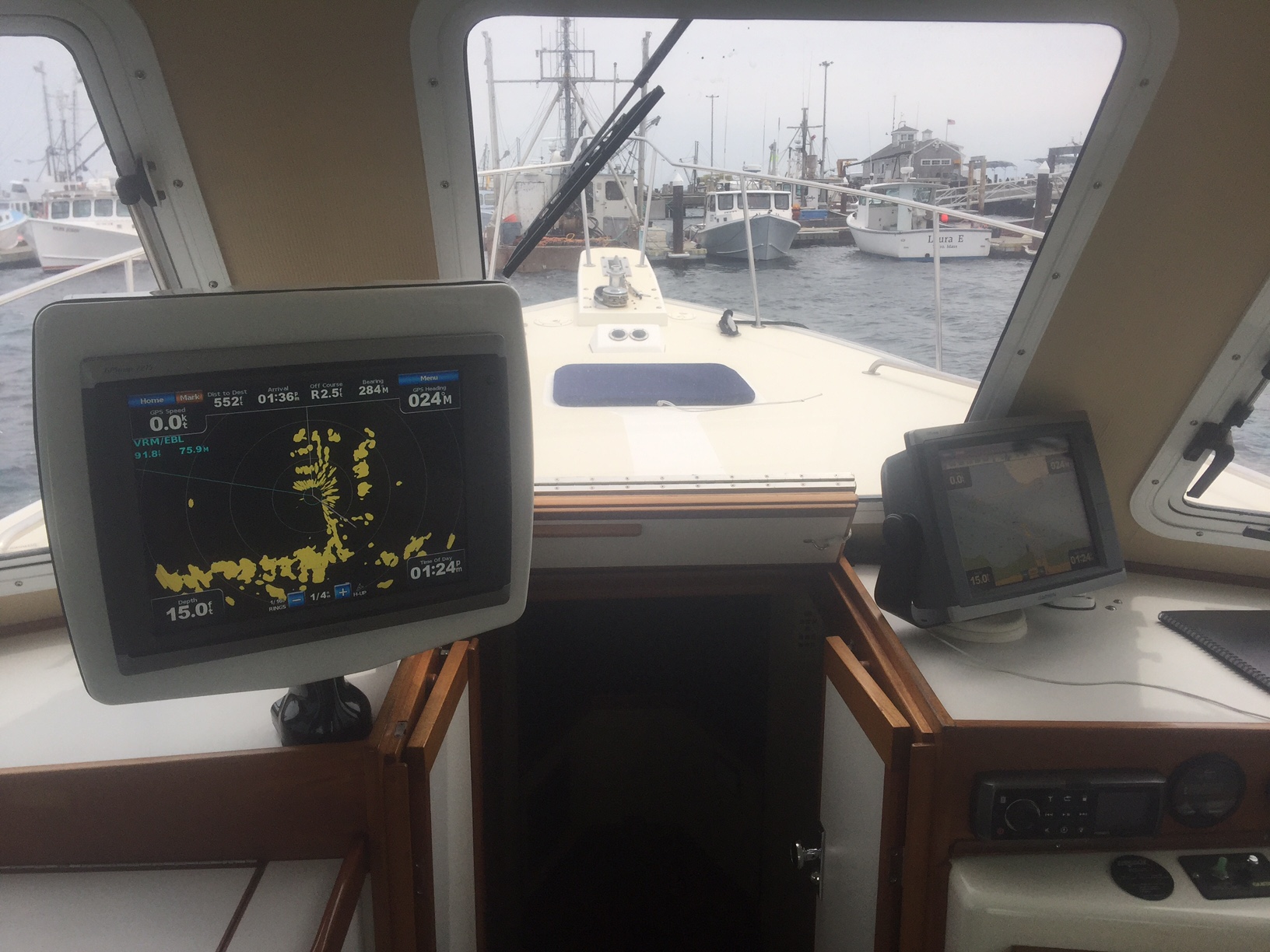 The captain's view from the Beth Ann