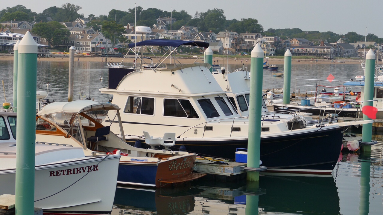 Beth Ann docked in the harbor in Provincetown